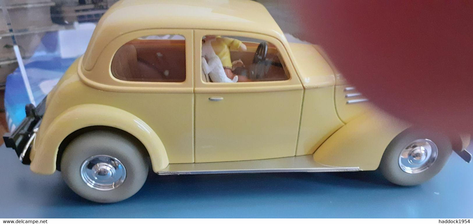 La Voiture Accidentée Le Crabe Aux Pinces D'or TINTIN HERGE Moulinsart - Statuettes En Métal