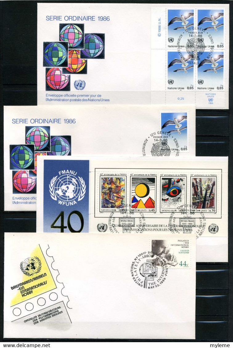 Z31-1 Nations Unies FDC N° 138 + Bloc N° 4  En Parfait état.    A Saisir !!! - Covers & Documents