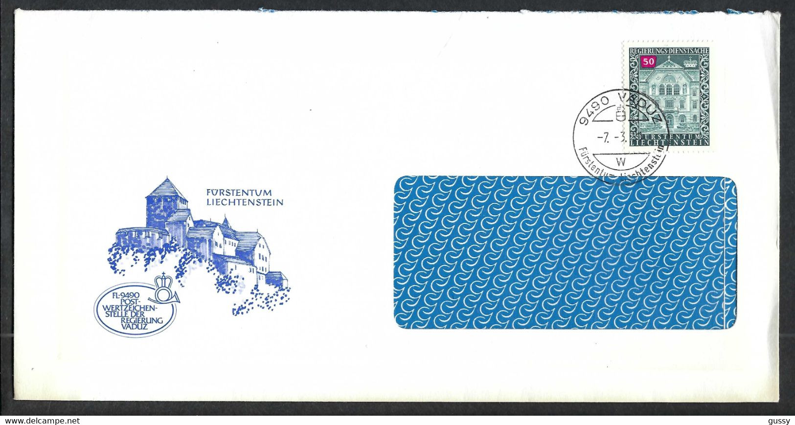 LIECHENSTEIN 1991: LSC De Vaduz Affr. De 50c - Covers & Documents