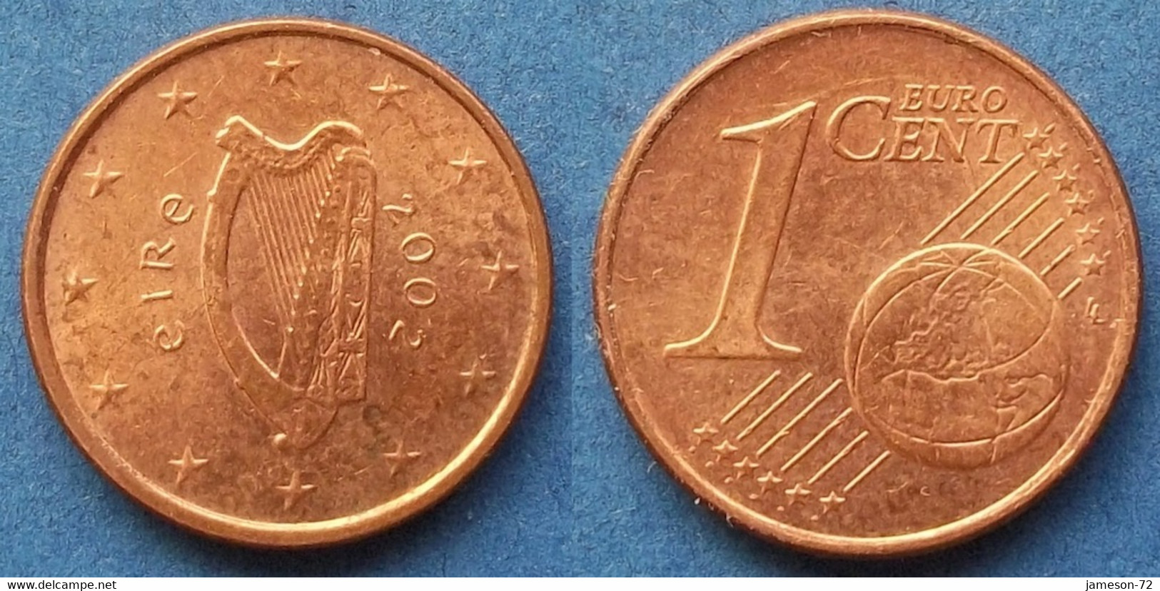 IRELAND - 1 Euro Cent 2002 KM# 32 Euro Coinage (2002) - Edelweiss Coins - Irlanda