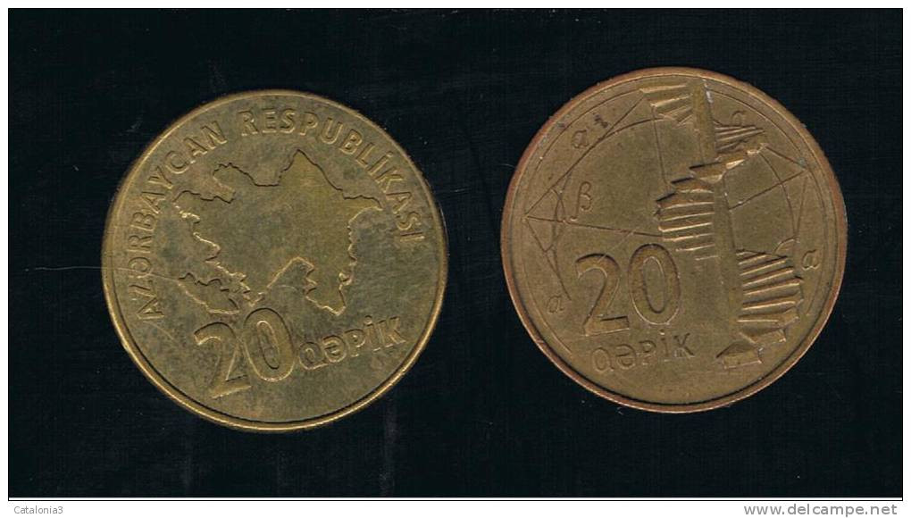 AZERBAIAN - AZERBAIJAN - 20 Kapik - Azerbaiyán