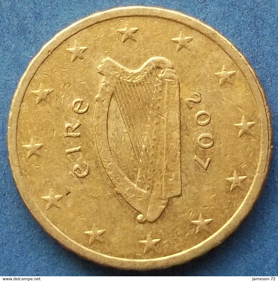 IRELAND - 10 Euro Cents 2007 KM# 47 Euro Coinage (2002) - Edelweiss Coins - Irland