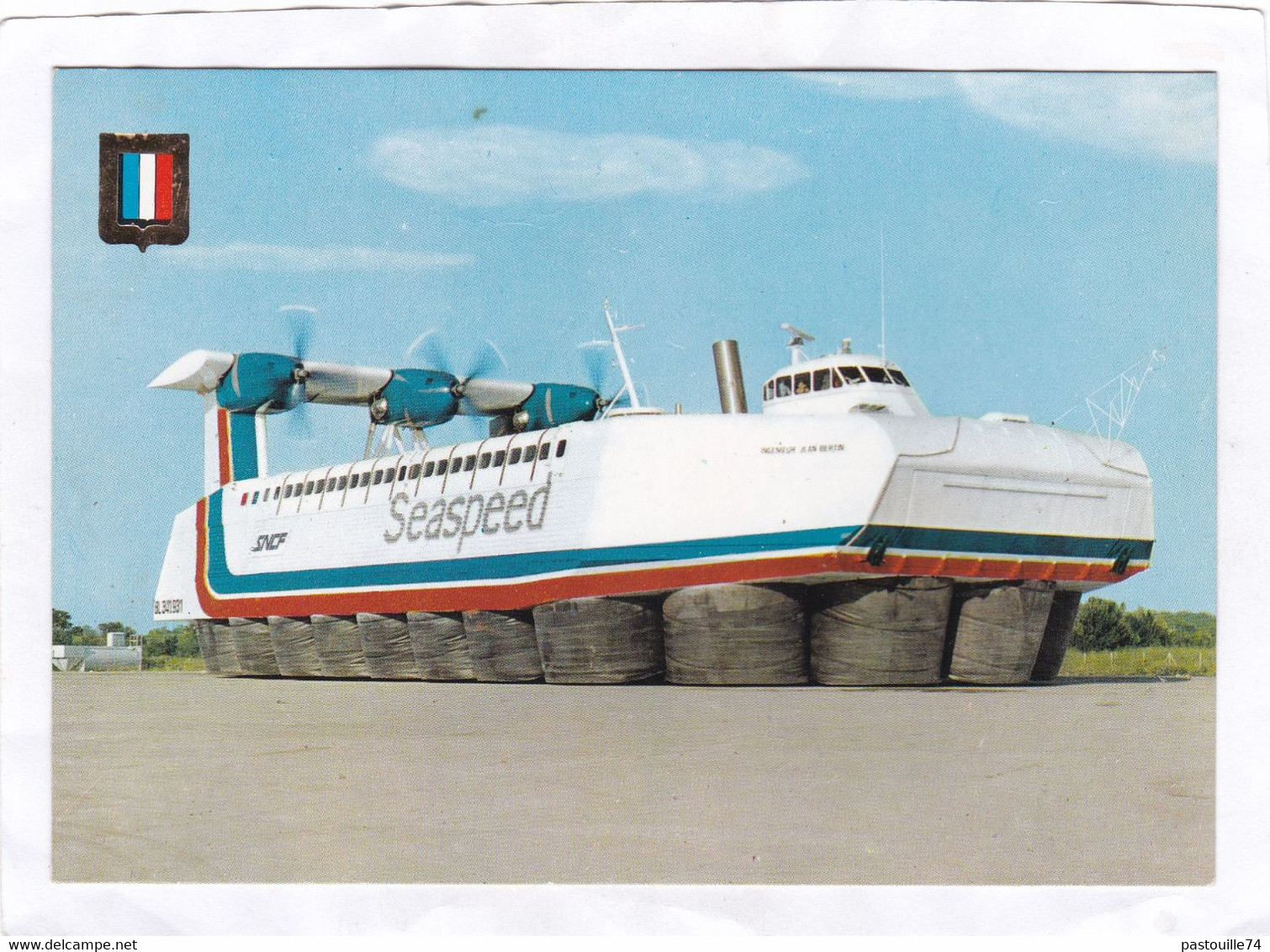 CPM. 15 X 10,5 -  AEROGLISSEUR  " Ingénieur  Jean  Bertin " - Hovercrafts