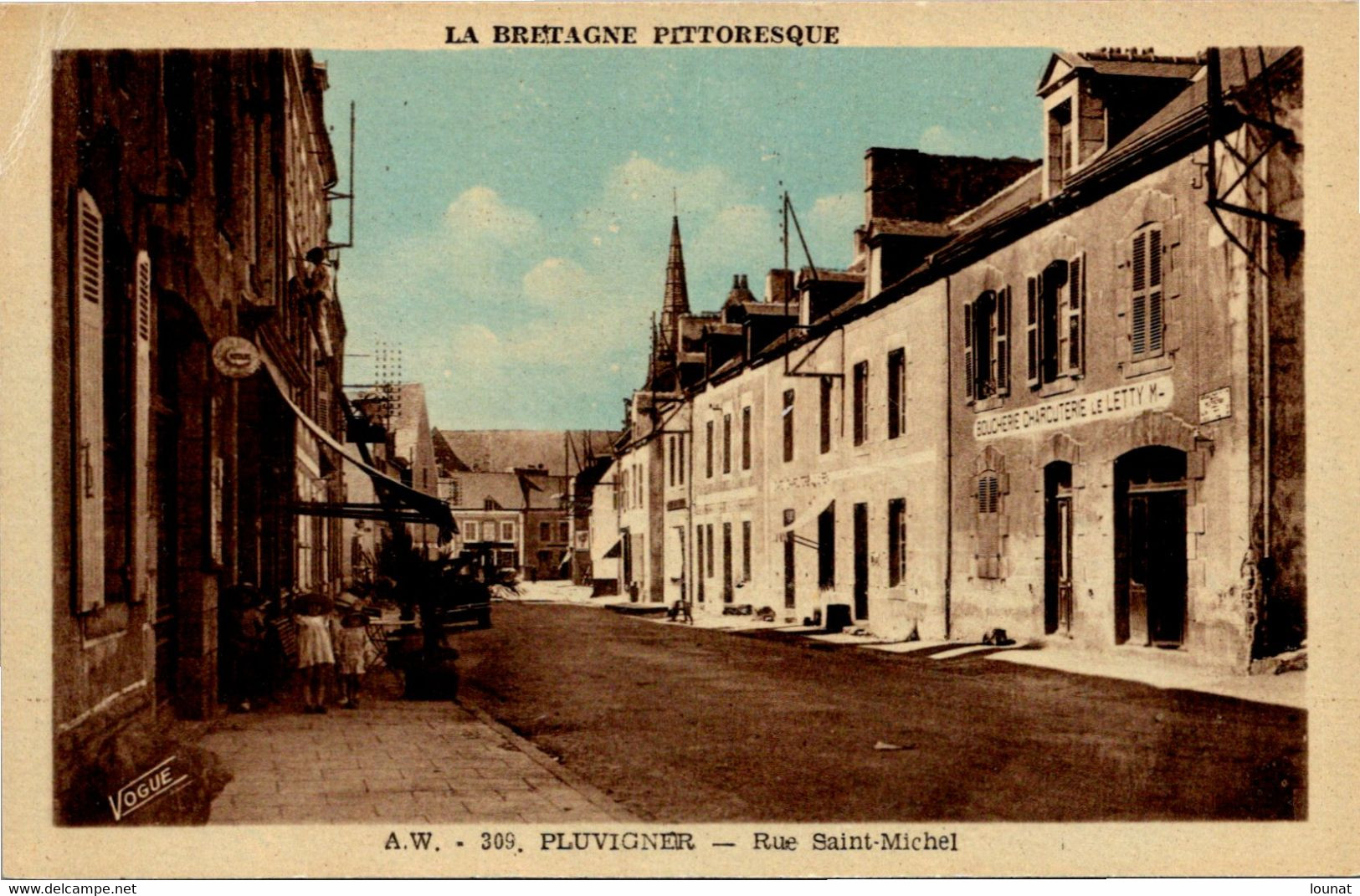 56 PLUVIGNER - Rue Saint Michel - Pluvigner