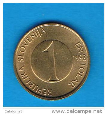 ESLOVENIA -  1 Tolar 1998 - Slovénie