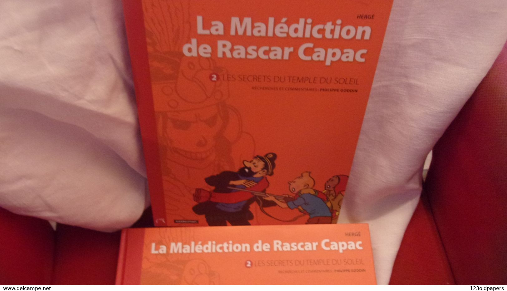 TINTIN La Malédiction De RASCAR CAPAC HERGE Casterman 2014 Tome 2 Le Secret Du Temple Du Soleil AVEC CARTONNAGE - Tintin