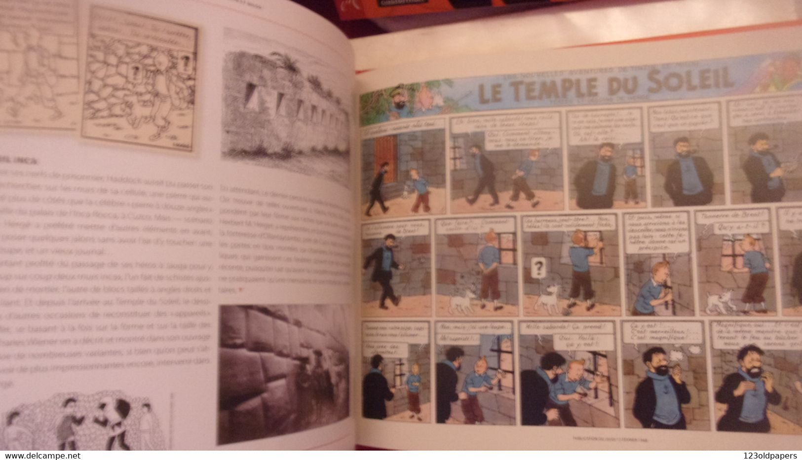 TINTIN La Malédiction De RASCAR CAPAC HERGE Casterman 2014 Tome 2 Le Secret Du Temple Du Soleil AVEC CARTONNAGE - Tintin