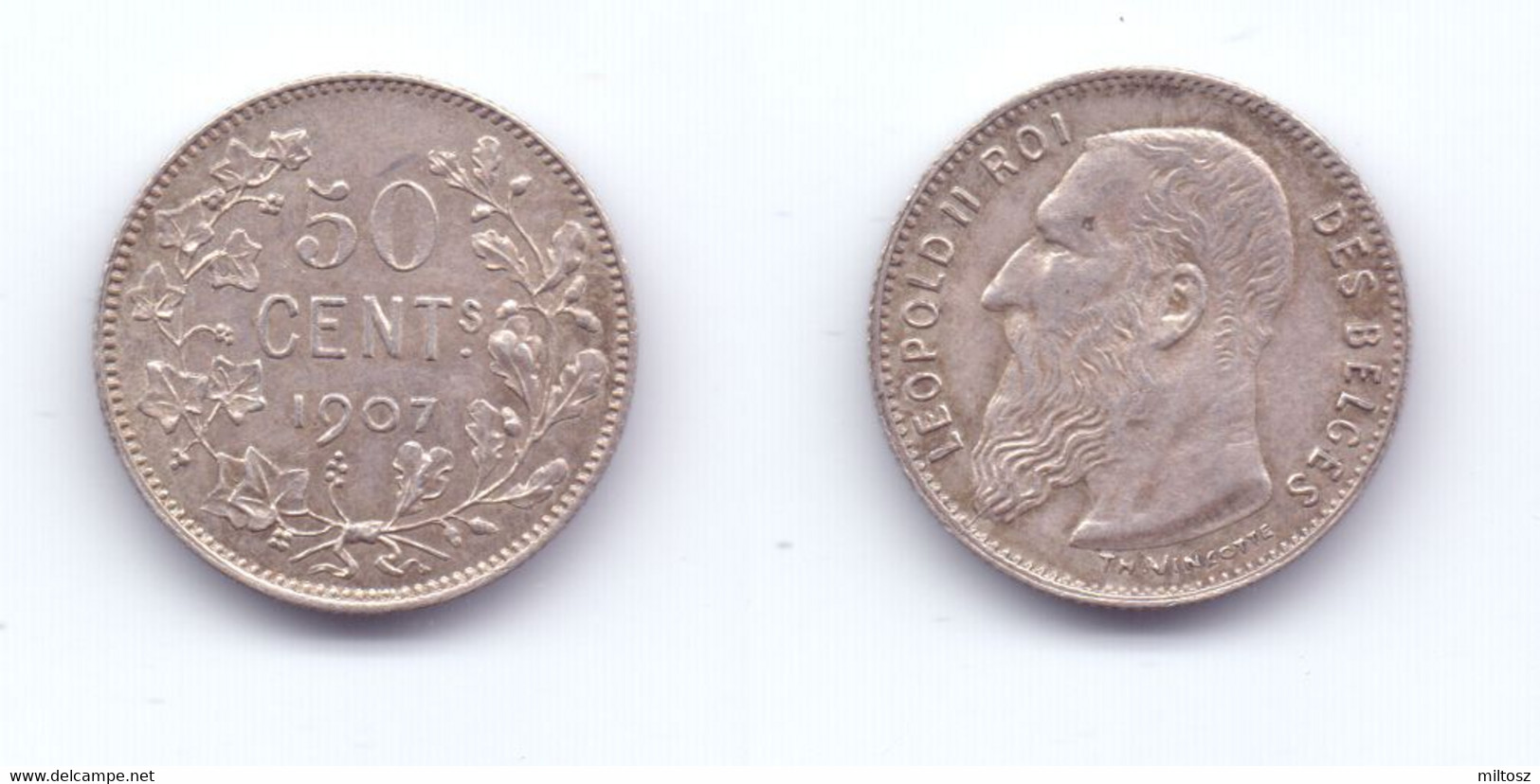 Belgium 50 Centimes 1907 (legend In French) - 50 Centimes