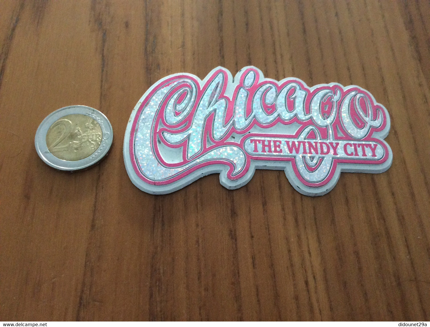 Magnet Etats-Unis «CHICAGO THE WINDY CITY» (MADE IN USA) - Magnets