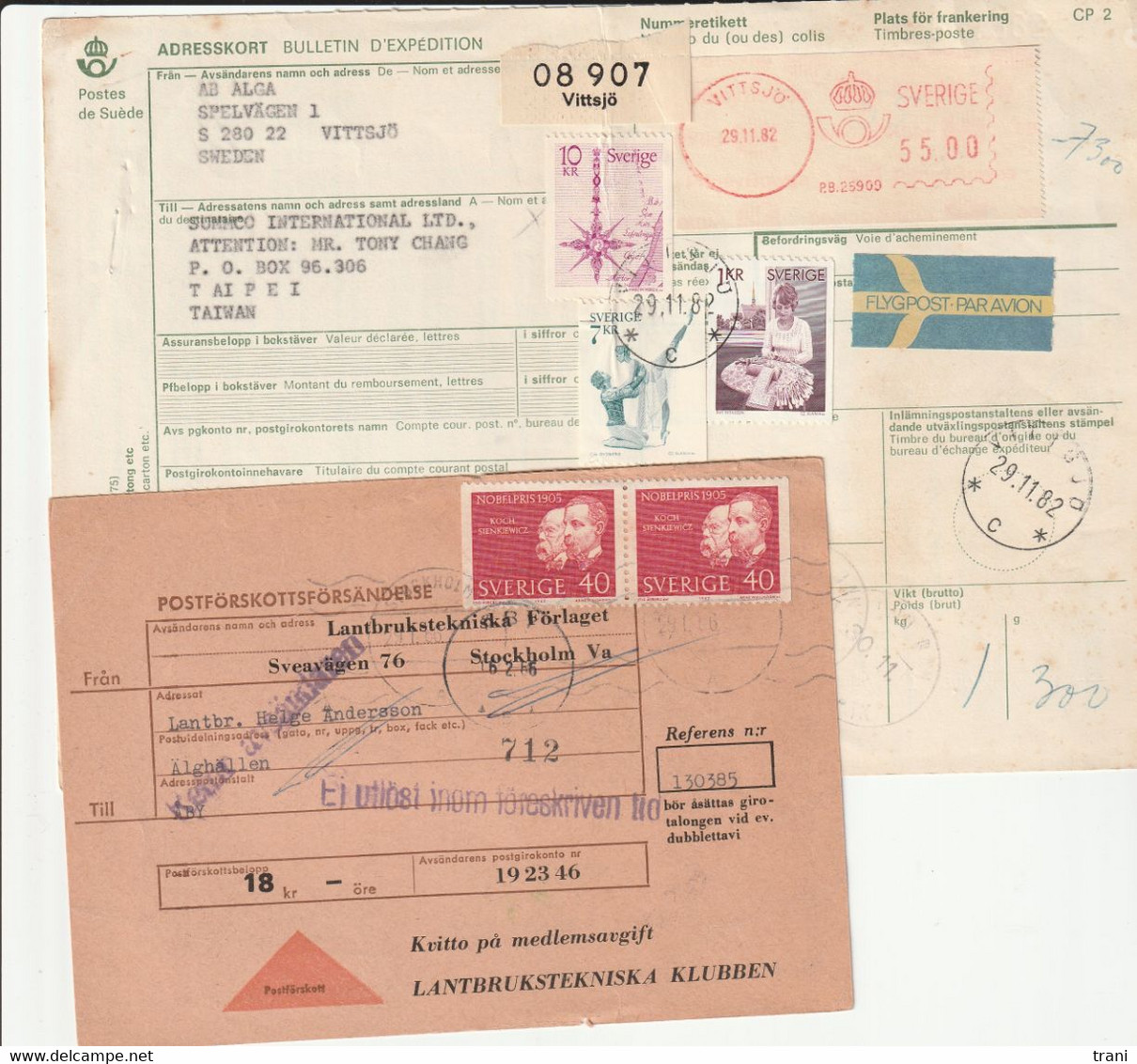 SVERIGE - STORIA POSTALE - Other & Unclassified