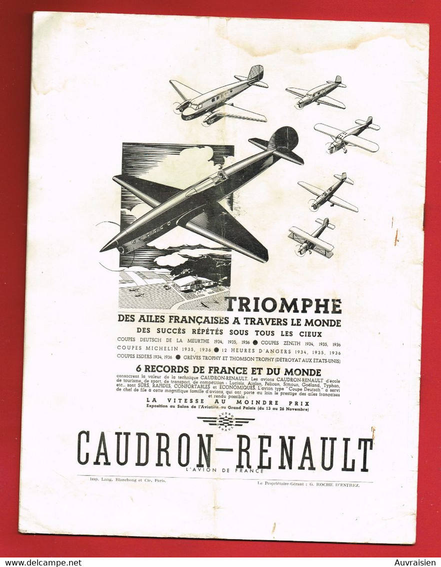 1 REVUE 1937 N° 12 AIR POUR LES JEUNES Aviation ... Avion... Maquette... Femme(s) Pilote(s) ... - Modellismo