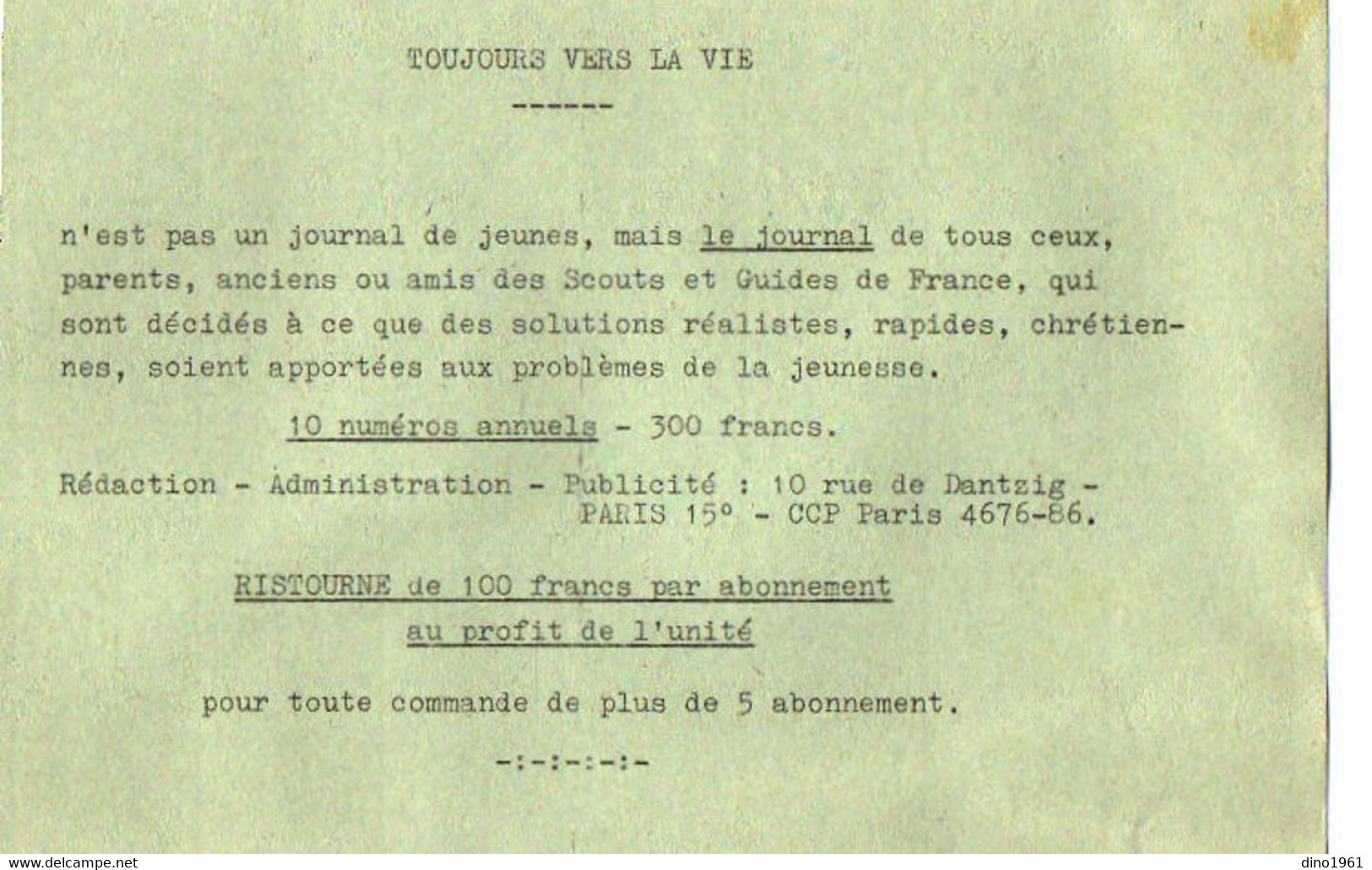 VP20.459 - SCOUTISME - Programme De 1958 Par Les Guides De La 1ère De VIROFLAY - Programmes