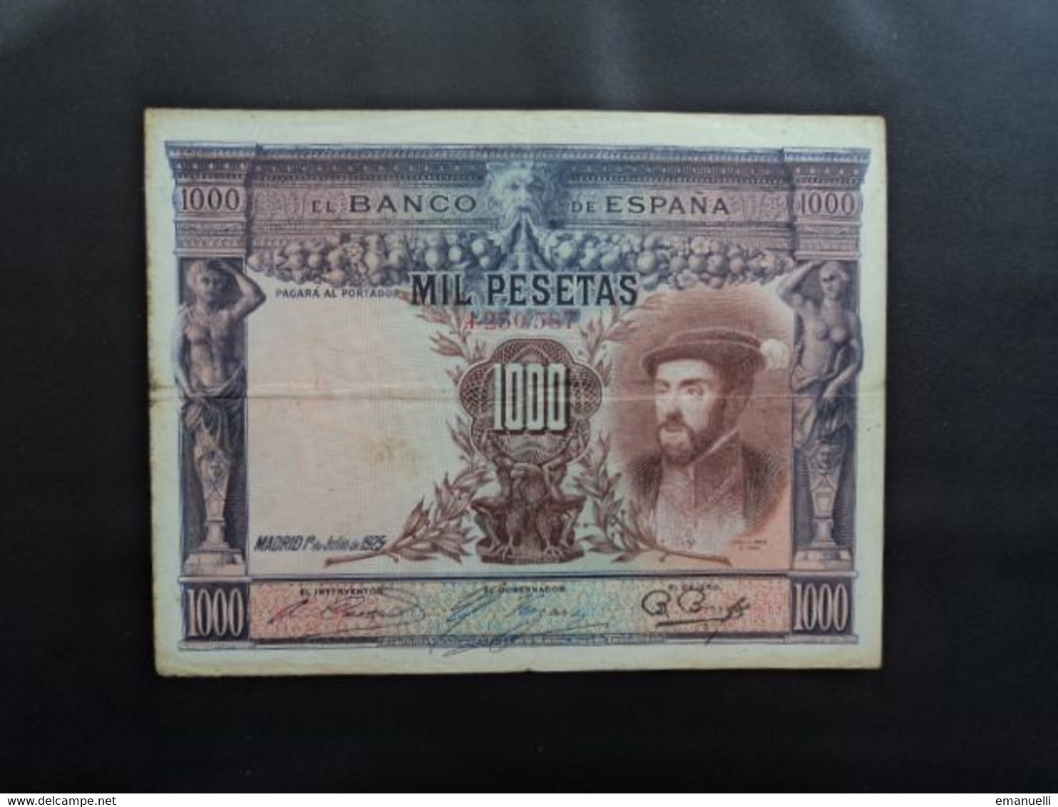 ESPAGNE * : 1000 PESETAS  1.7.1925    CB 68 / CMB 357 / P 70c    Presque TB ** - 1000 Peseten