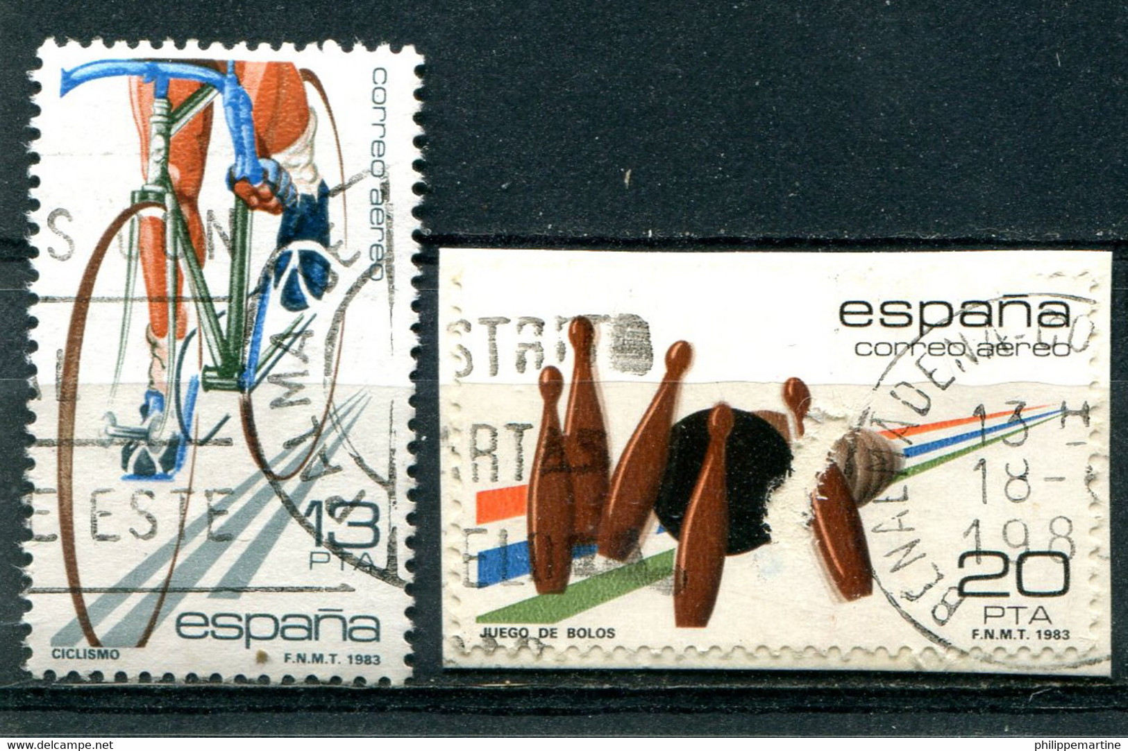 Espagne 1983 - Poste Aérienne YT 302 Et 303 (o) - Gebruikt