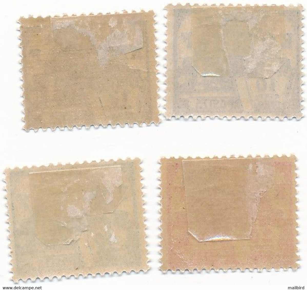 Col17 Colonie Indochine Taxe YT N° 52-55 MH Cote 18,50€ - Timbres-taxe