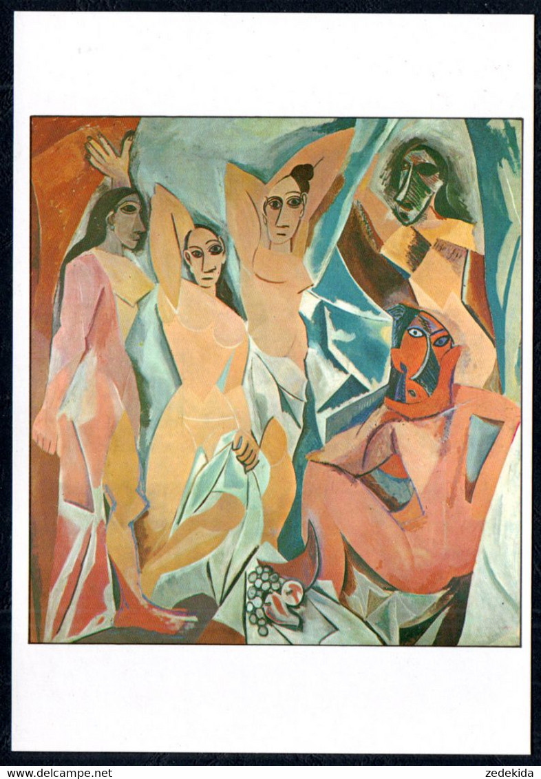 A0427 - TOP Pablo Picasso Künstlerkarte Bildkarte De Juffrouwen Uit Avignon - Picasso