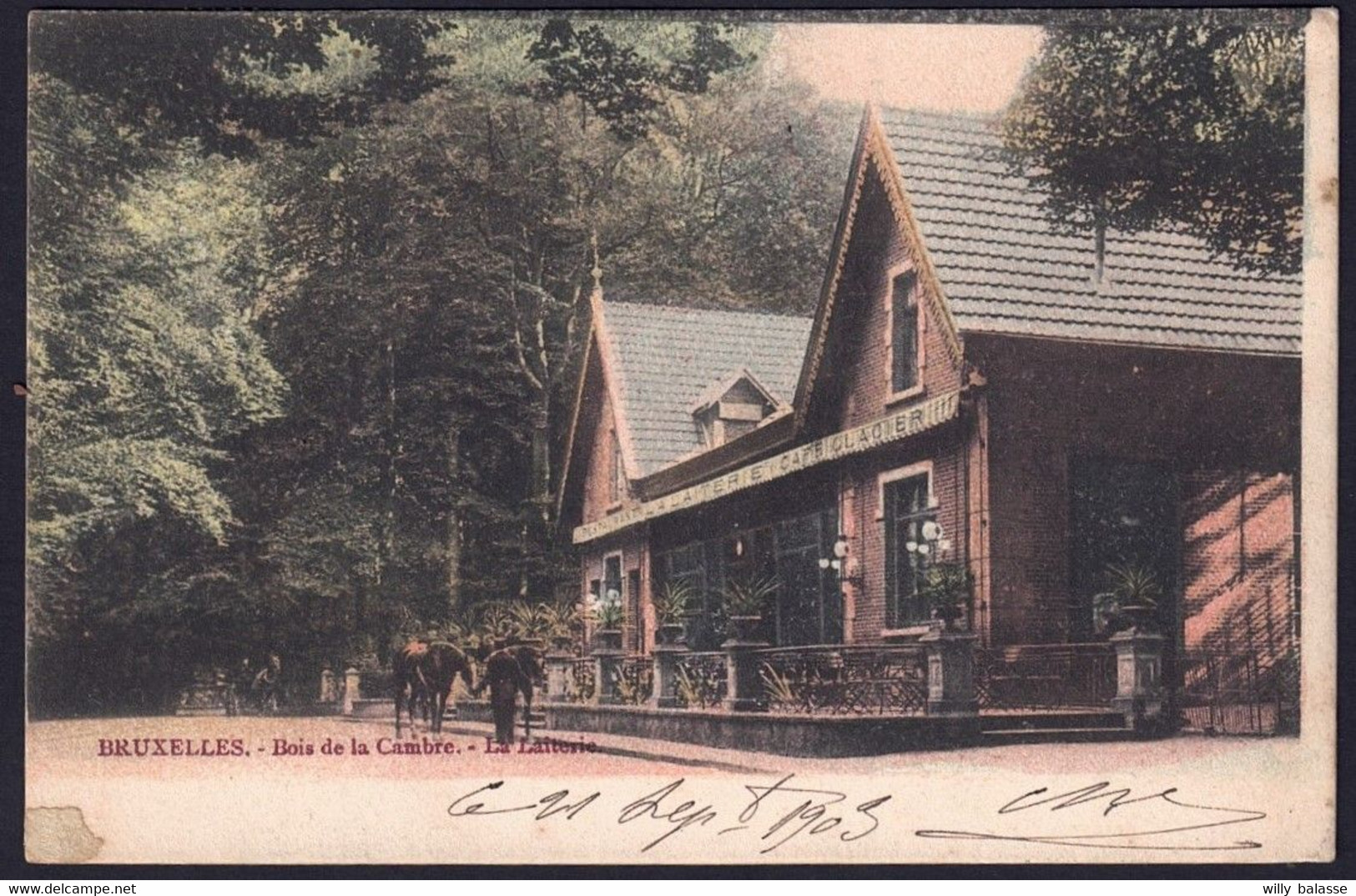 +++ CPA - BRUSSEL - BRUXELLES - Bois De La Cambre - Laiterie - Couleur 1905  // - Forêts, Parcs, Jardins