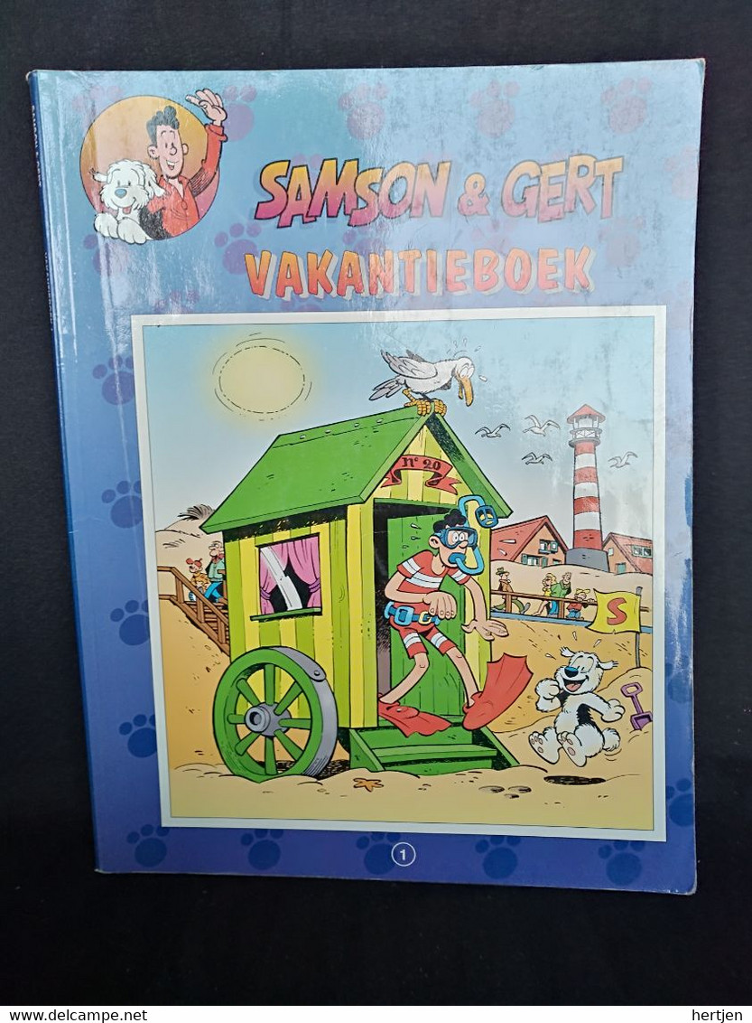 Samson & Gert Vakantieboek 1 - Studio 100 - 1998- Hans Bourlon - Autres & Non Classés