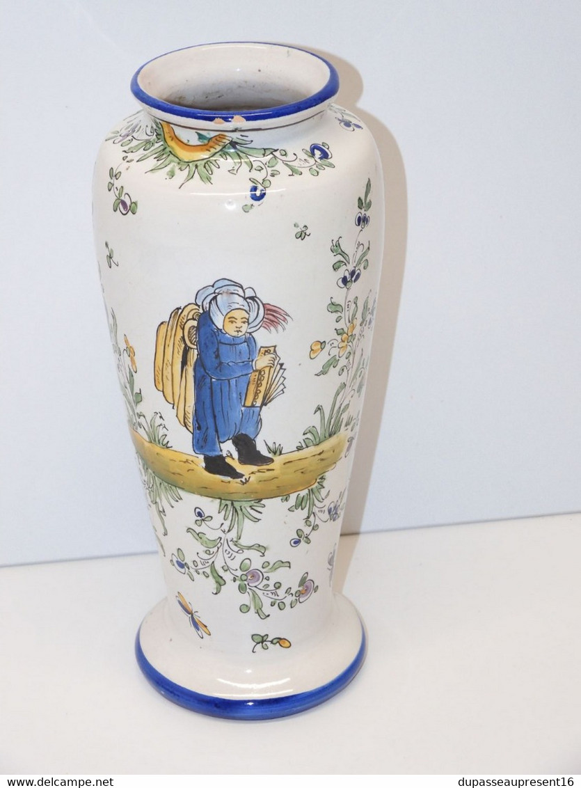 *ANCIEN VASE CERAMIQUE ALFRED RENOLEAU PROBABLE Non Signé Marqué Versailles  E - Angoulême/Le Renoleau (FRA)