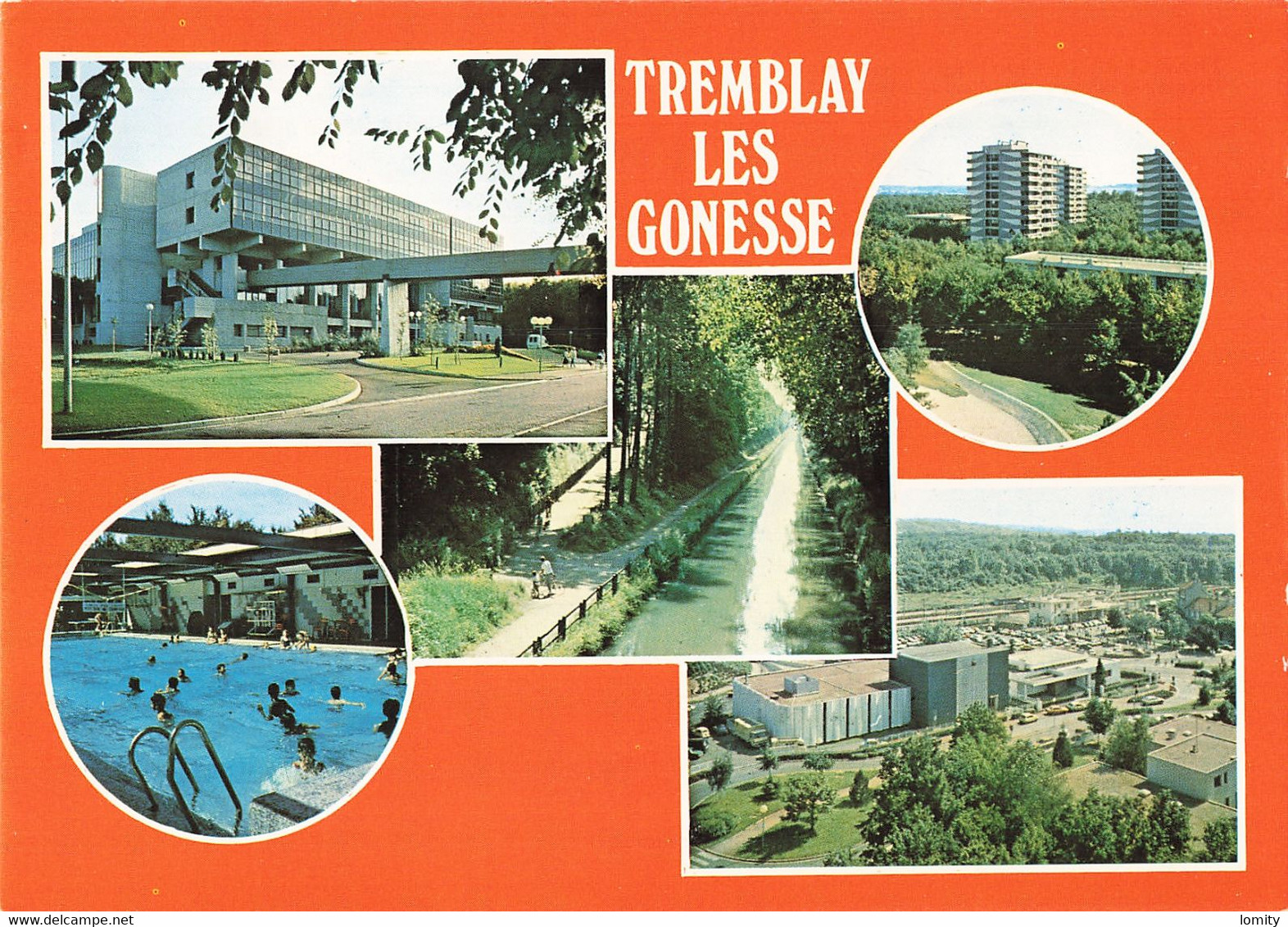 93 Tremblay Les Gonesse Tremblay En France CPM Vues Divers Aspects De La Ville  Immeubles Piscine - Tremblay En France