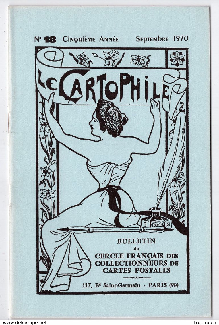 LE CARTOPHILE - Revue Trimestrielle - N° 18 - Septembre 1970 - Fort Chabrol - Cartes Puzzle - Francés