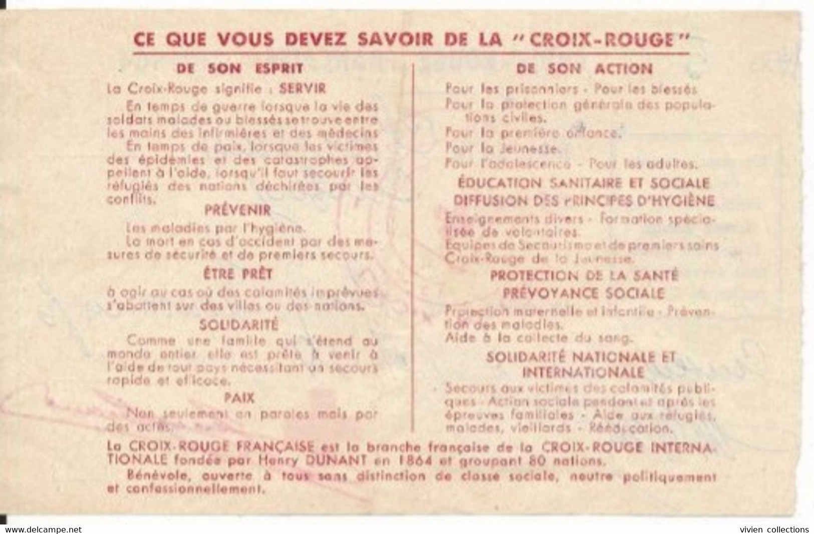 Cuisery (71) Reçu Pour Don 5 Nouveaux Francs En 1961 Pour La Croix Rouge Avec Vignettes Et Tampon - Croix Rouge