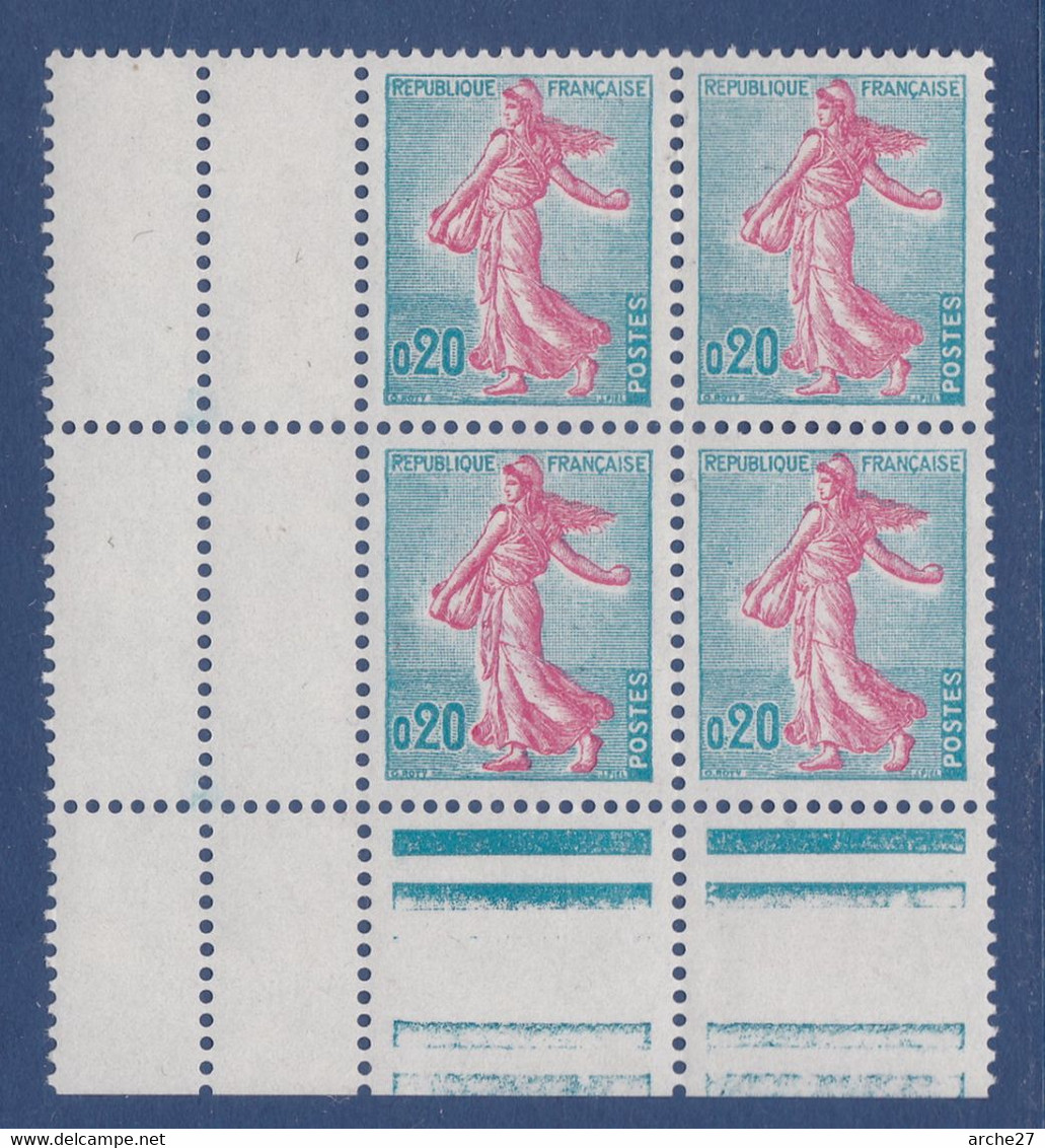 TIMBRE FRANCE N° 1233 NEUF ** BLOC DE 4 CDF - Used Stamps