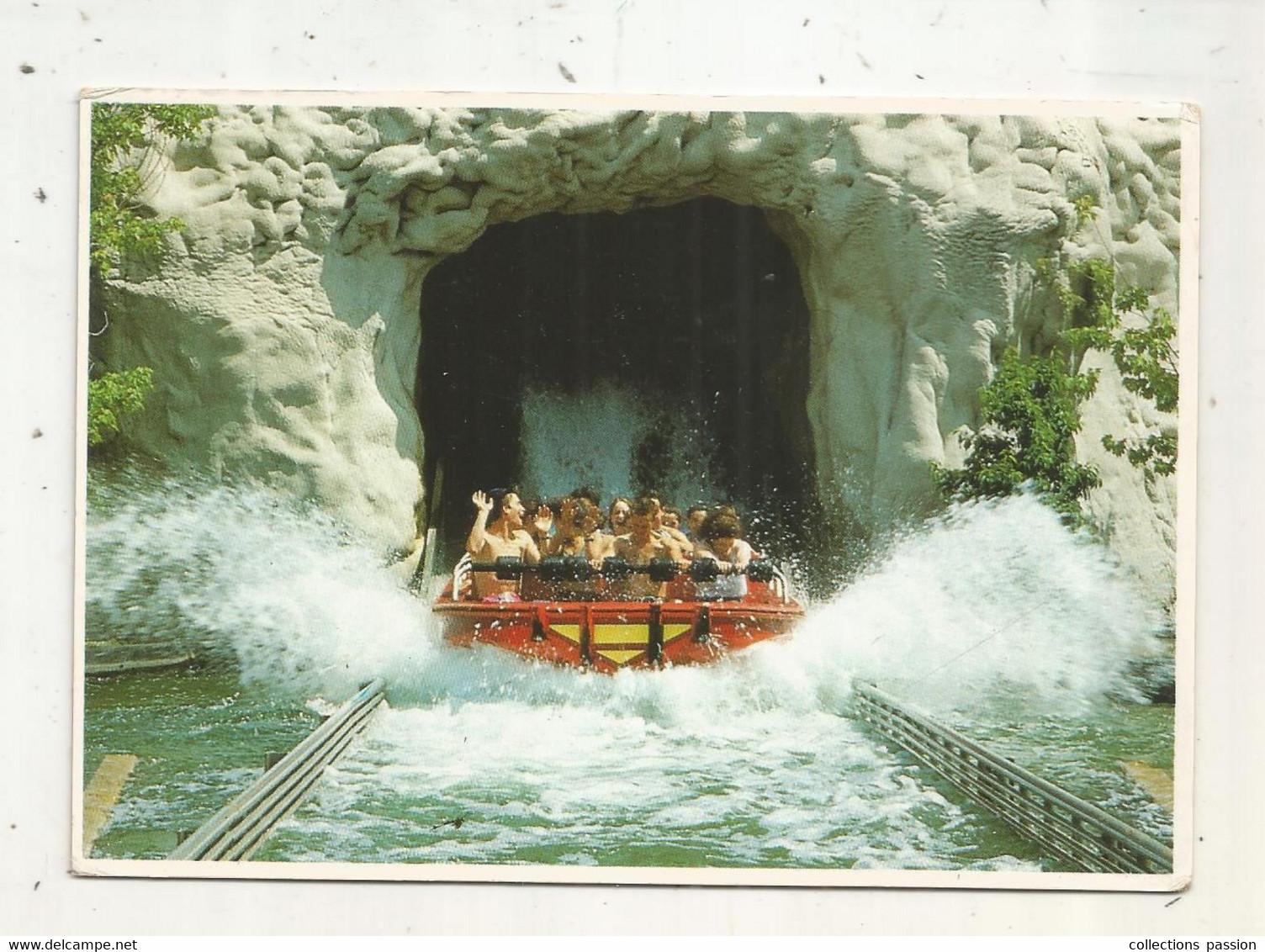 Cp , BD , Parc à Thêmes ,PARC ASTERIX ,le Grand Splash , 60 ,PLAILLY , Vierge ,photo. G. Lefauconnier - Stripverhalen