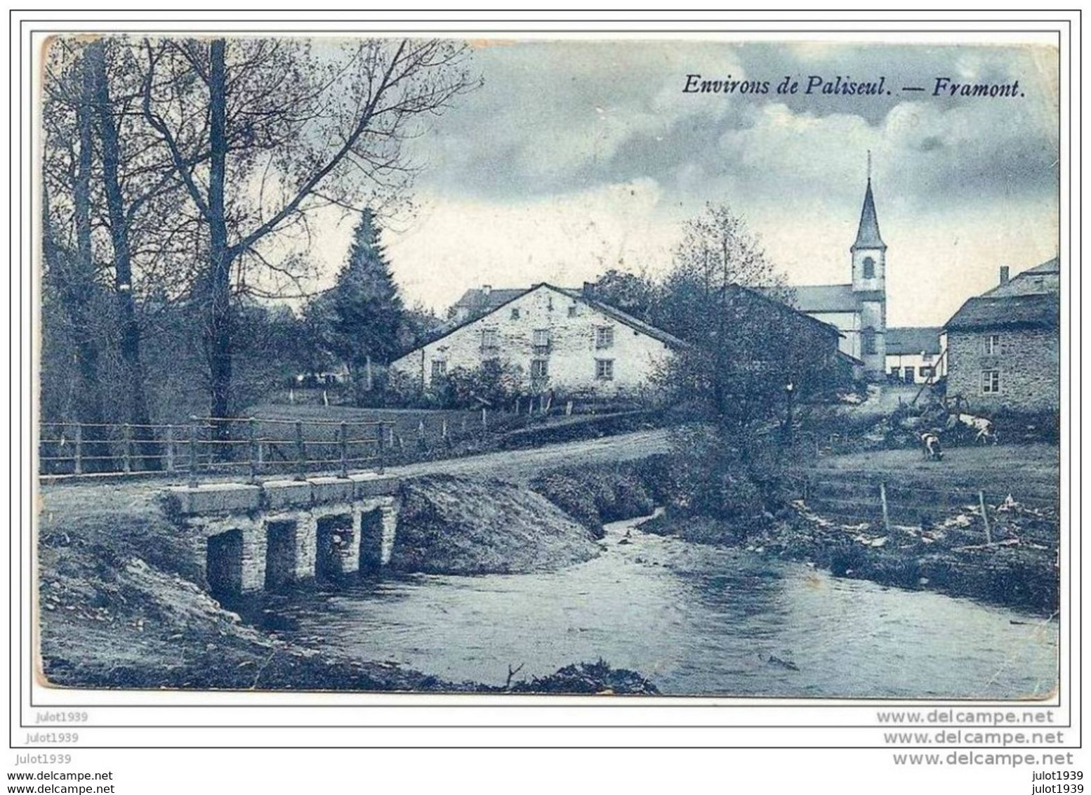 Julot1939 ..  FRAMONT ..-- 1910 Vers BORGERHOUT ( Soldat Télégraphiste Georges GOFFIN ) . Voir Verso . - Paliseul