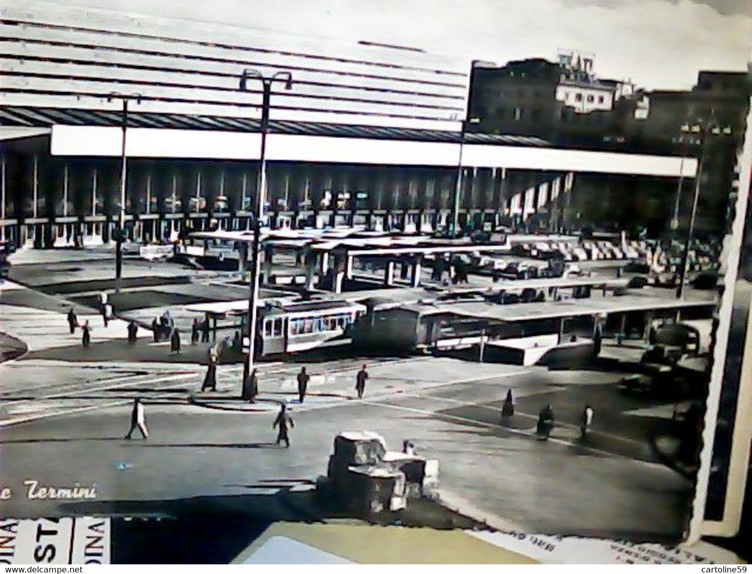 ROMA STAZIONE TERMINI TRAM  V1958 IW1818 - Stazione Termini