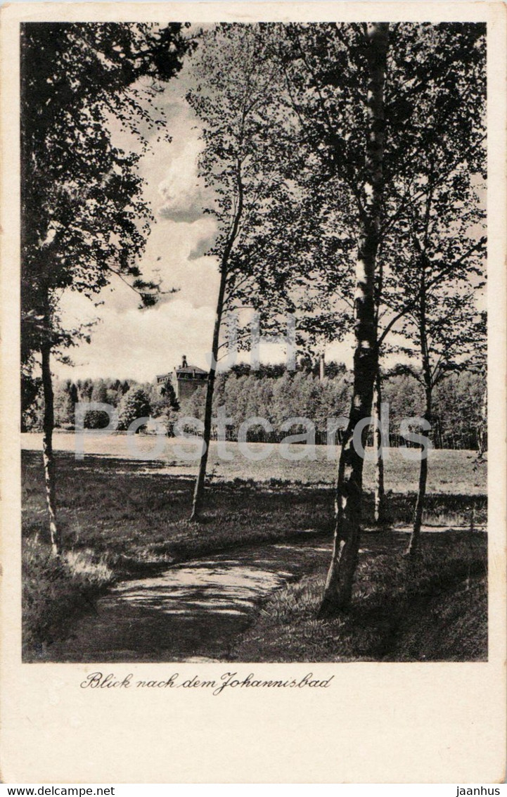 Blick Nach Dem Johannisbad - Johannisbad Schmwckwitz - Old Postcard - Germany - Used - Kamenz