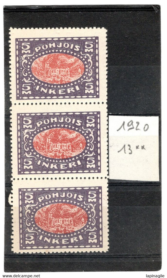 INGRIE 1920 YT N° 13 Neuf** MNH Par 3 - Other & Unclassified