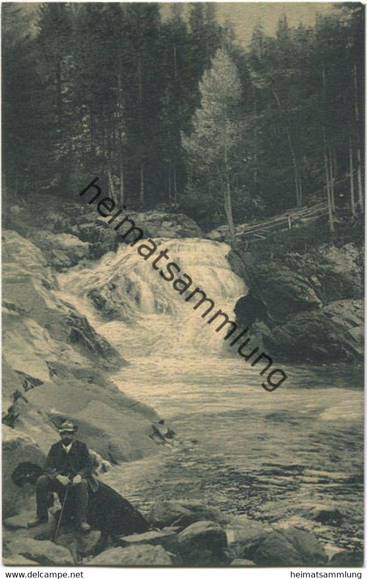 Wasserfall - Des Hinterrhein - Verlag Schönwetter-Elmer Glarus - Hinterrhein