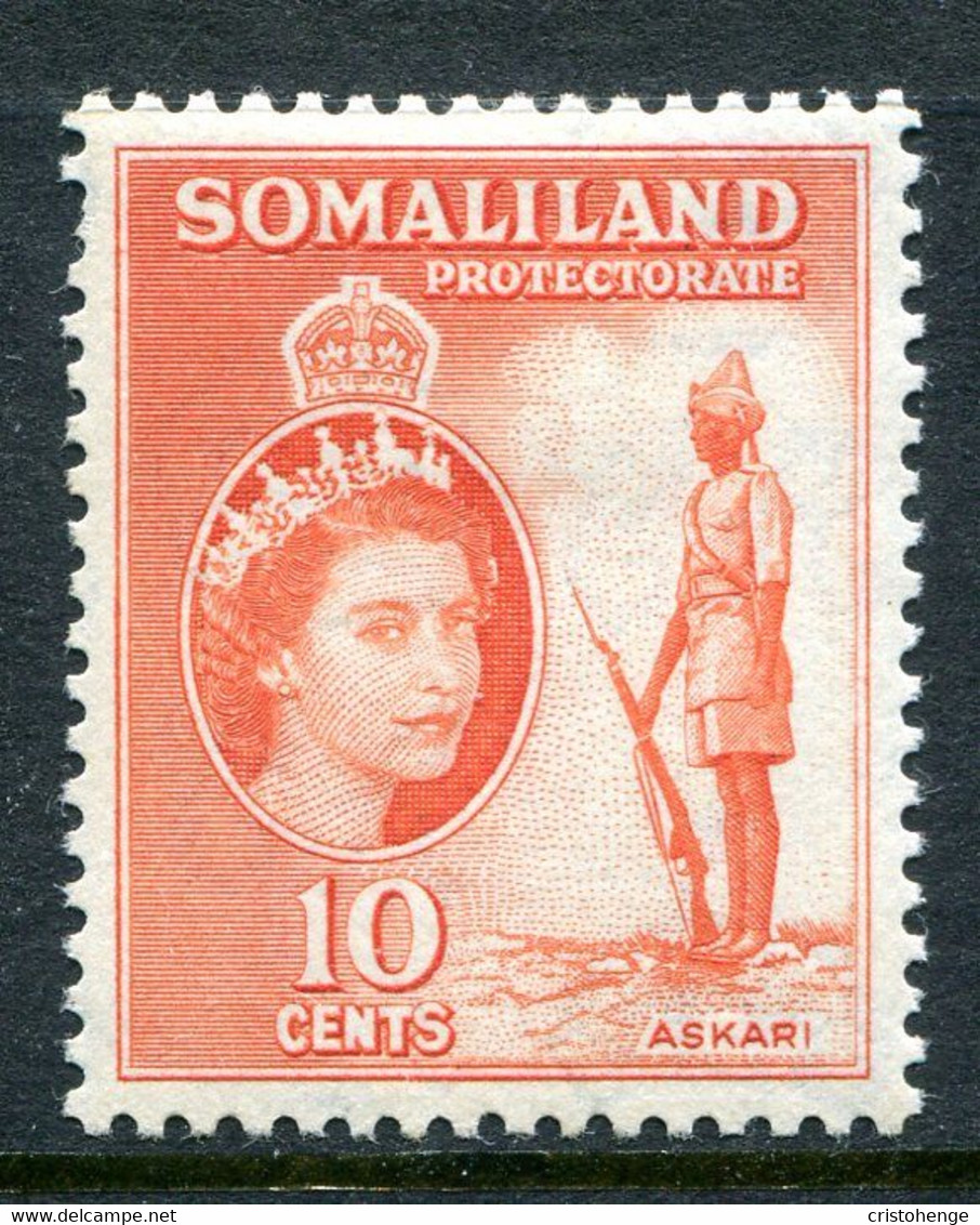 Somaliland 1953-58 QEII Pictorials - 10c Askari HM (SG 138) - Somaliland (Protectoraat ...-1959)