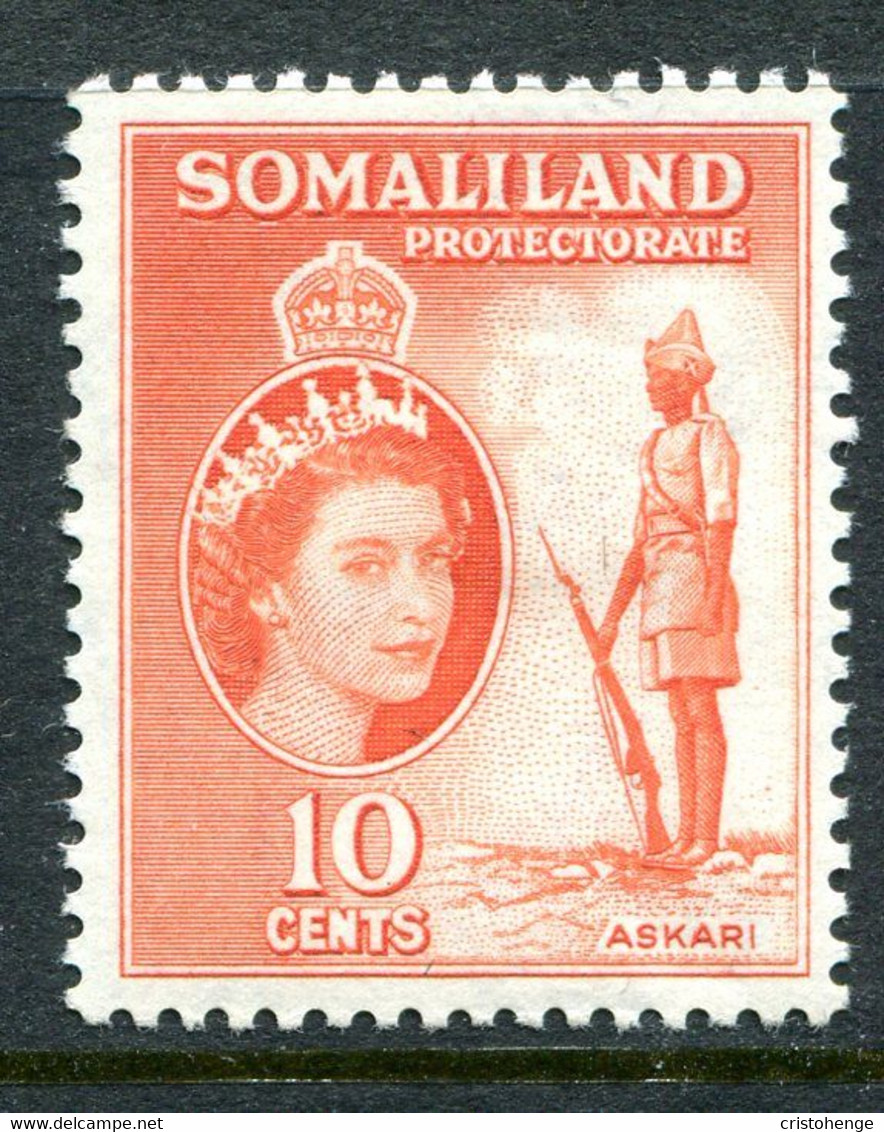 Somaliland 1953-58 QEII Pictorials - 10c Askari HM (SG 138) - Somaliland (Protectoraat ...-1959)