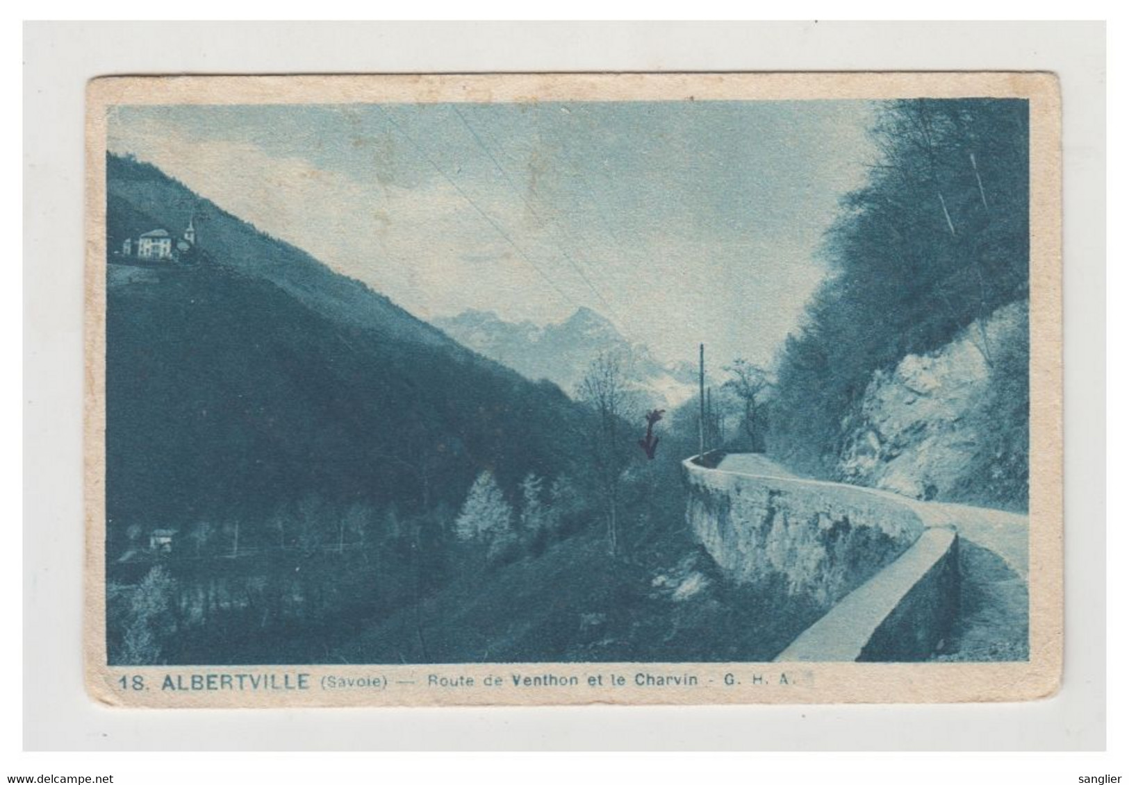 ALBERTVILLE - ROUTE DE VENTHON ET LE CHARVIN - Albertville