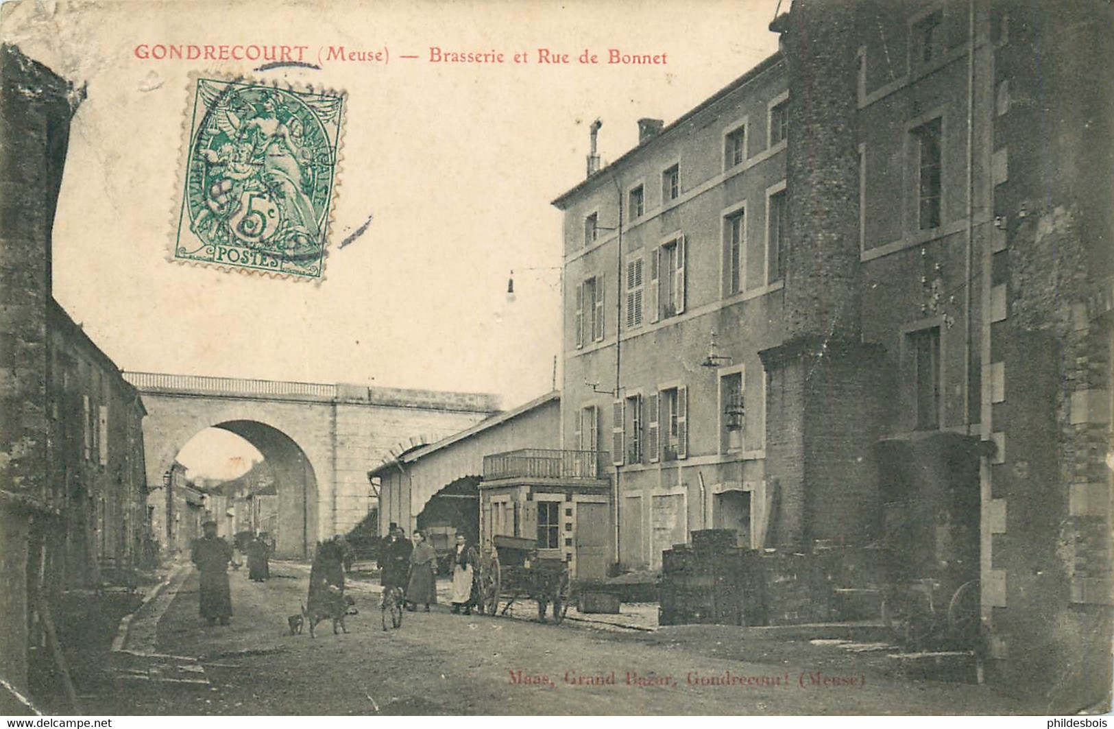 MEUSE  GONDRECOURT  Brasserie Et Rue De Bonnet - Gondrecourt Le Chateau