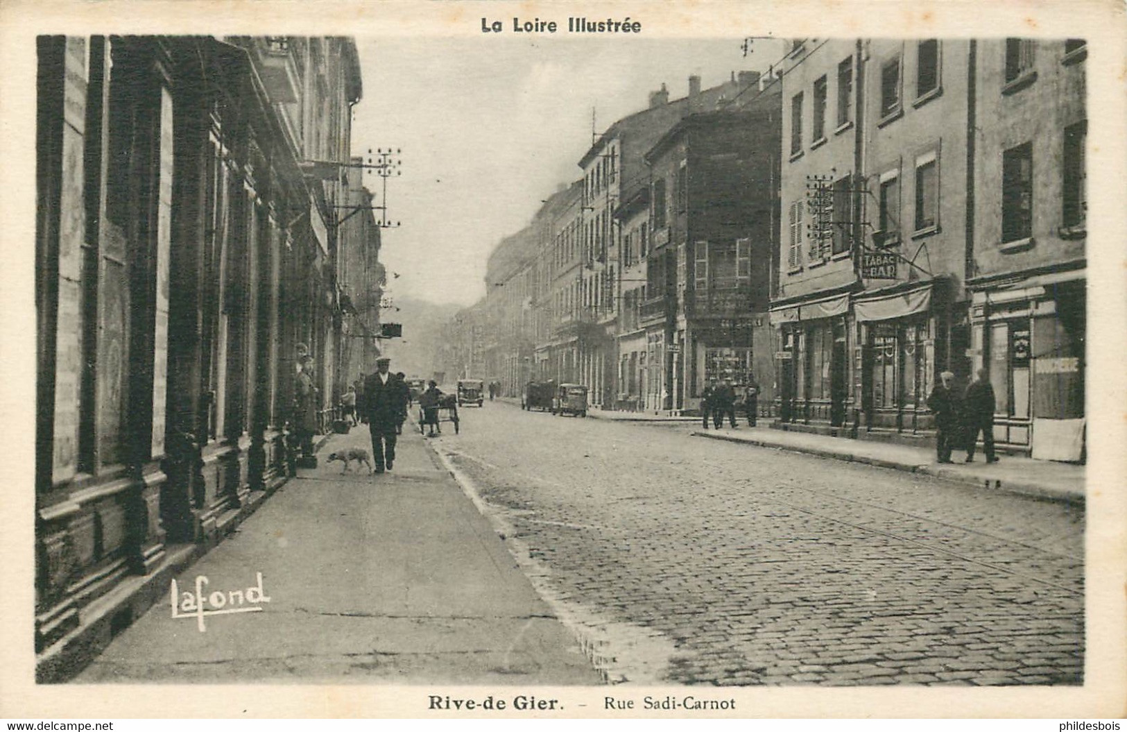 LOIRE  RIVE DE GIER  Rue Sadi Carnot - Rive De Gier