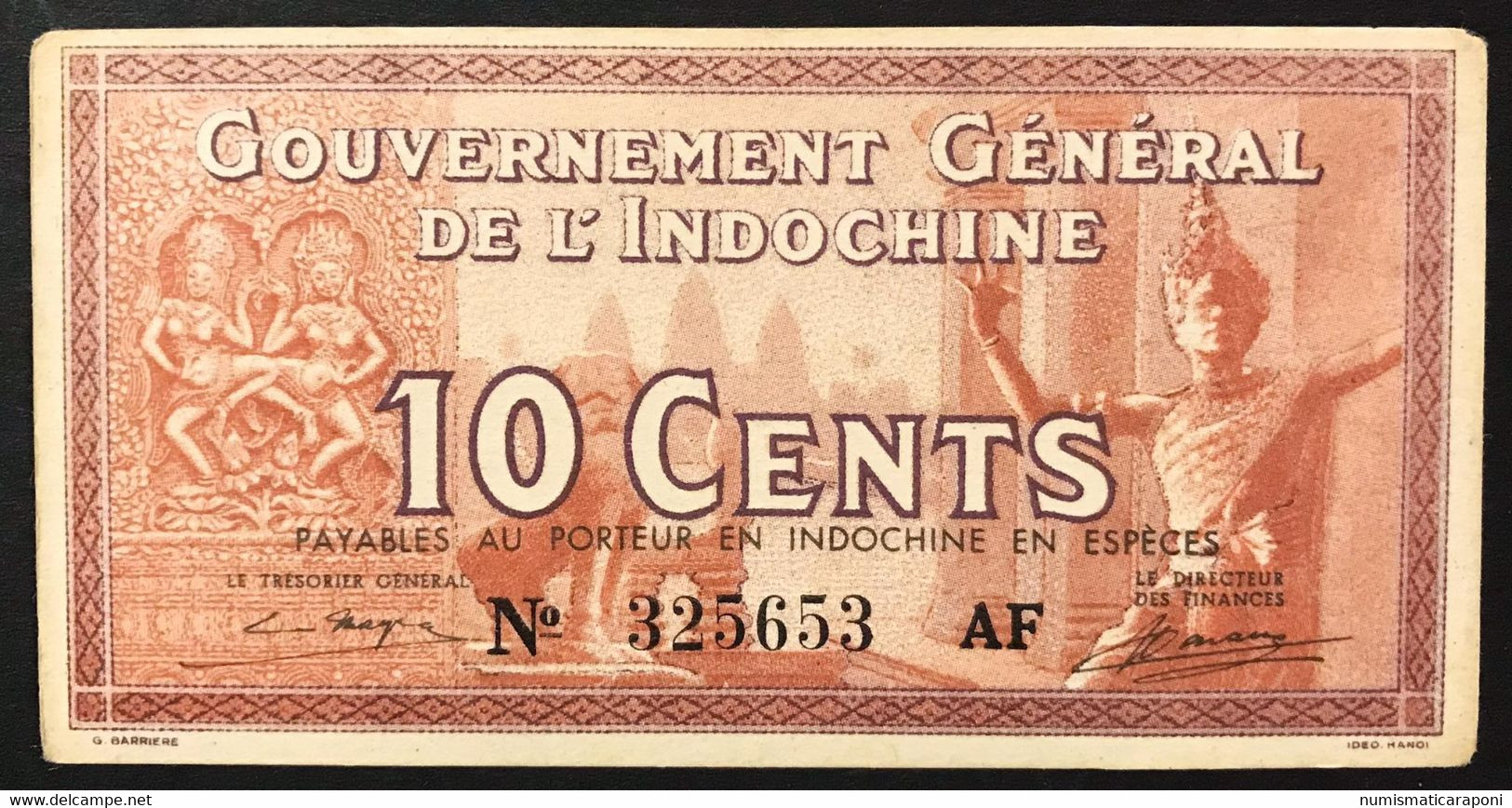 Indo-chine INDOCHINE FRANÇAISE FRENCH INDOCHINA  10 Cents 1939  LOTTO 2009 - Sonstige – Asien