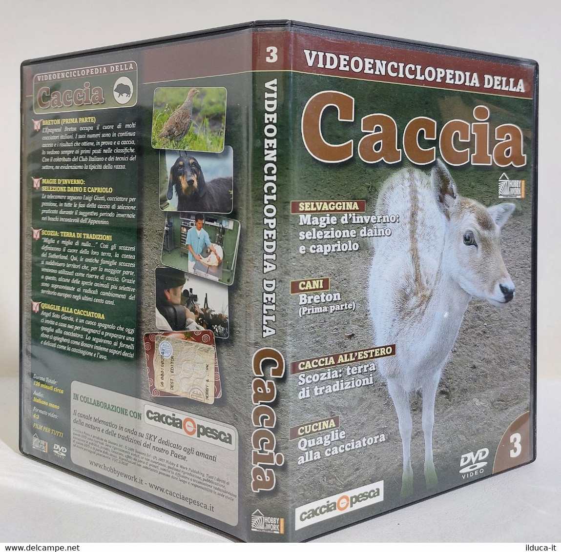 I119988 DVD - Video Enciclopedia Della Caccia Nr 3 - Daino E Capriolo, Breton - Sports