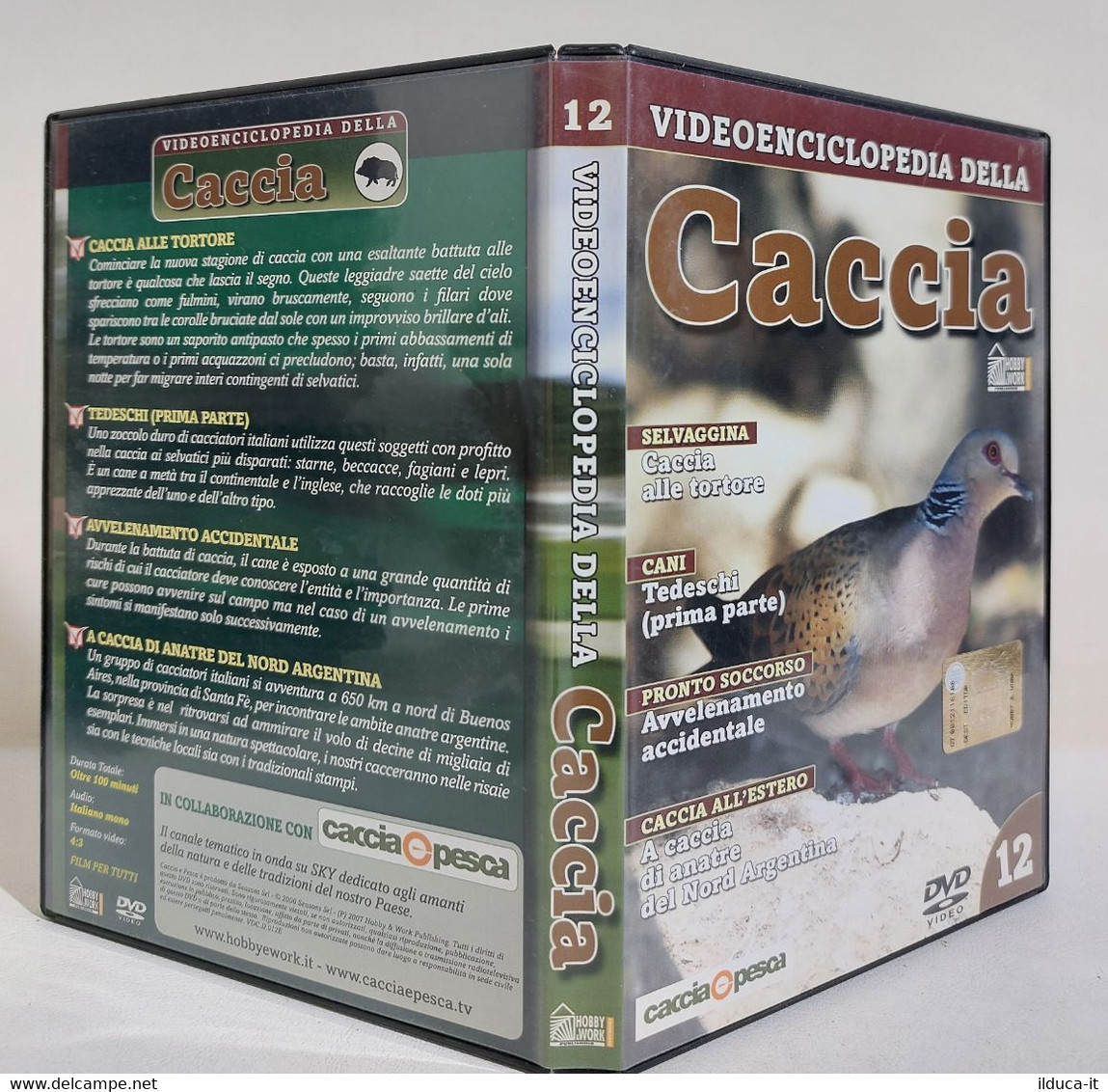 I119996 DVD - Video Enciclopedia Della Caccia Nr 12 - Tortore, Cani Tedeschi - Sport