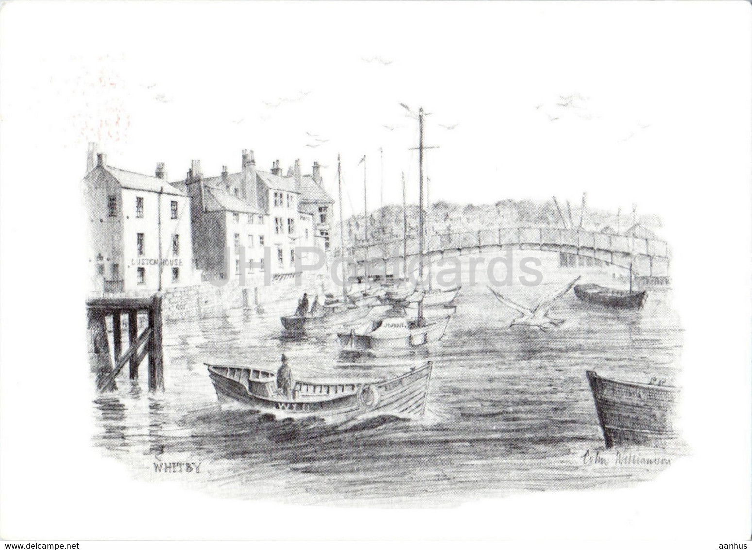 Whitby - Boat - Illustration - England - United Kingdom - Used - Whitby
