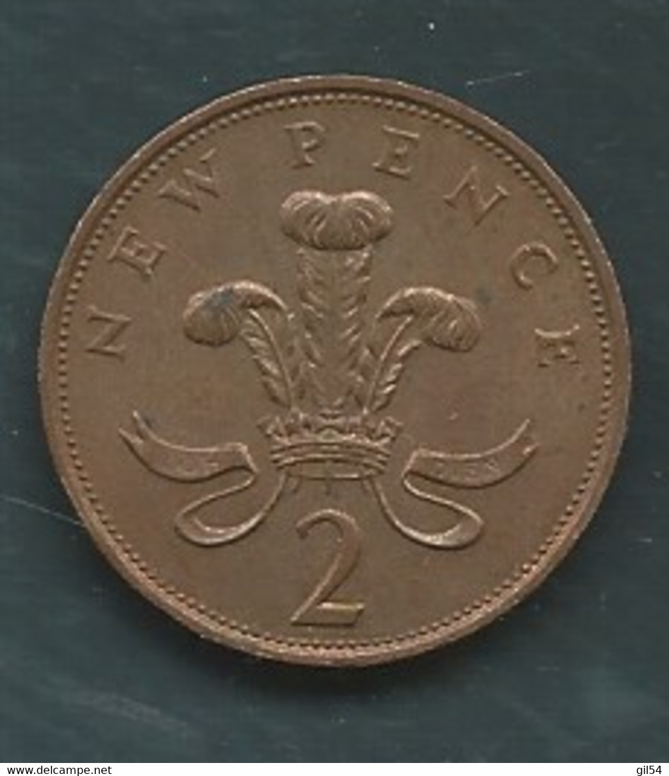 Grandev Bretagne 1979  Piece  2 NEW PENCE  -  Pic 7503 - 2 Pence & 2 New Pence
