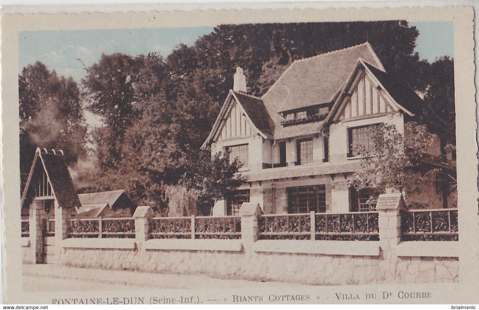 FONTAINE Le DUN  " Riants Cottages "  Villa Du Dr Courbe - Fontaine Le Dun