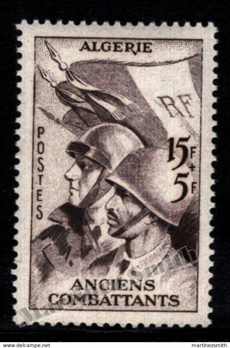 Algerie - Algeria 1954 Yvert 309, In Profit Of War Veterans, Military  - MNH - Neufs