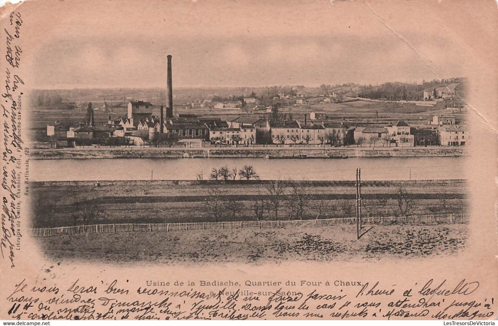 CPA Neuville Sur Saone - Usine De La Badische Quartier Du Four A Chaux - Chambion Edit - Neuville Sur Saone