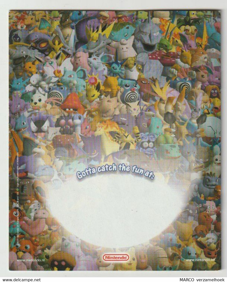 Brochure-leaflet: Nintendo 64 - Game Boy Color POKÉMON 1999 - Nintendo Game Boy