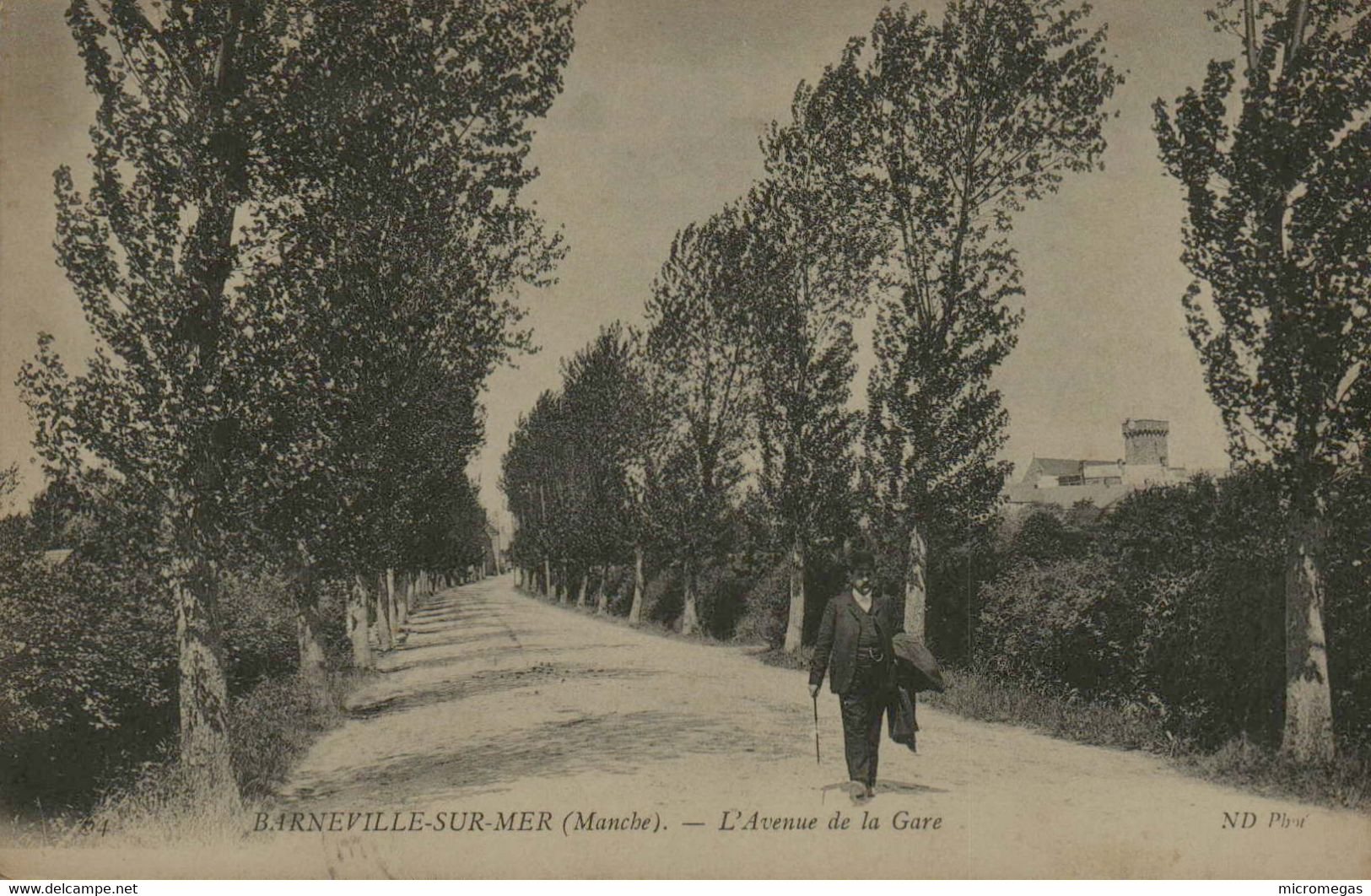 50 - BARNEVILLE-sur-MER - L'Avenue De La Gare - Blainville Sur Mer