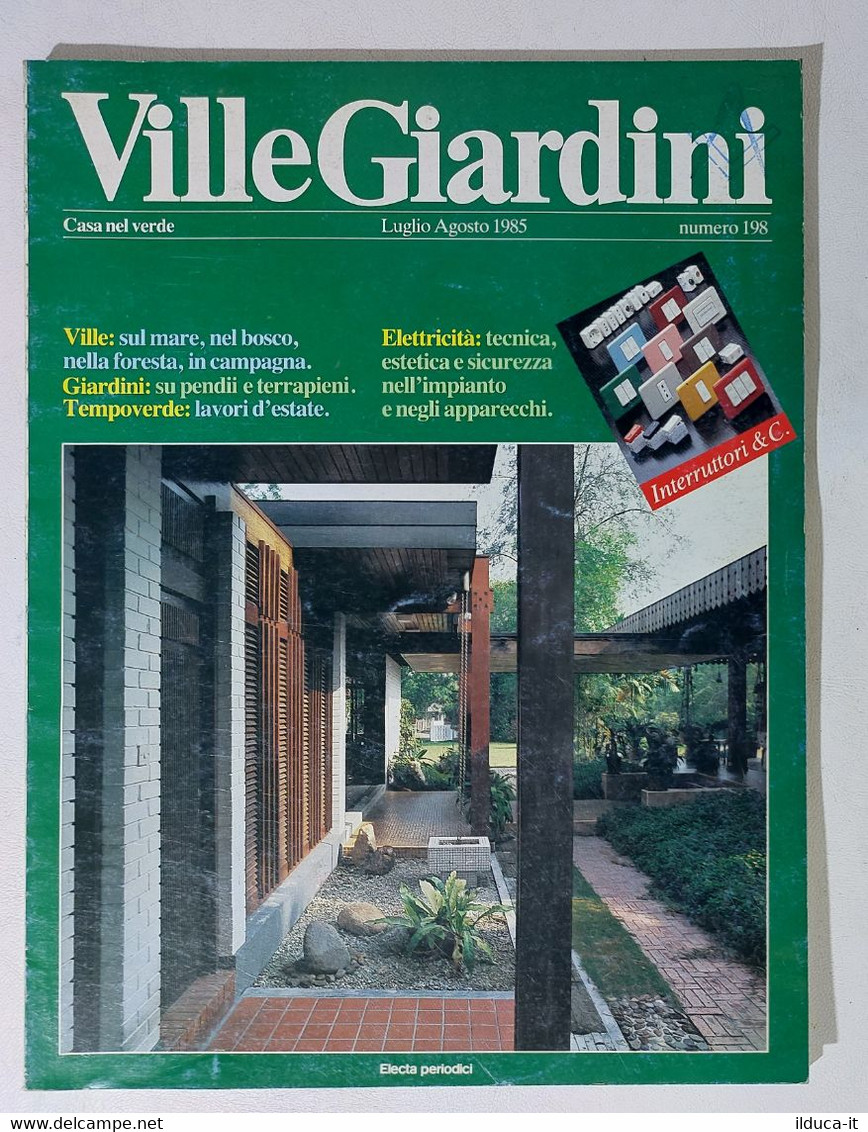 51562 - Ville Giardini Nr 198 - Luglio Agosto 1985 - House, Garden, Kitchen