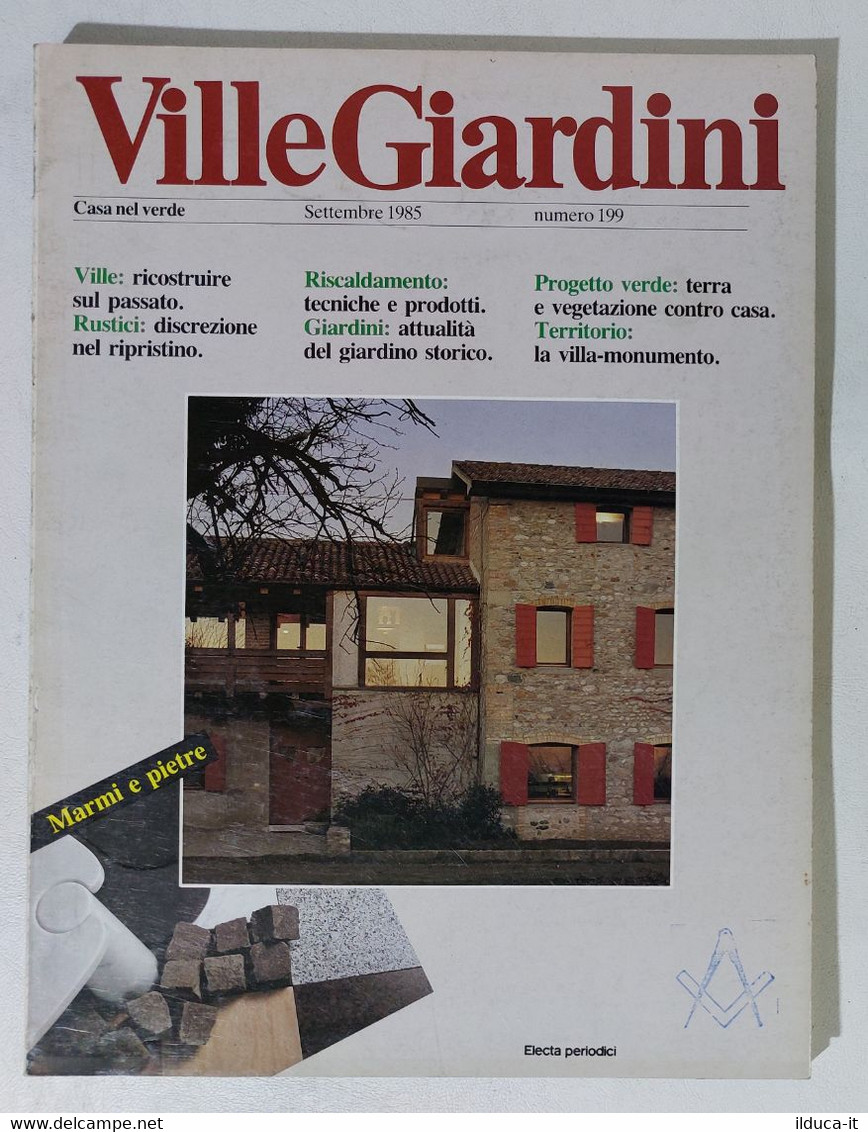 51563 - Ville Giardini Nr 199 - Settembre 1985 - Maison, Jardin, Cuisine